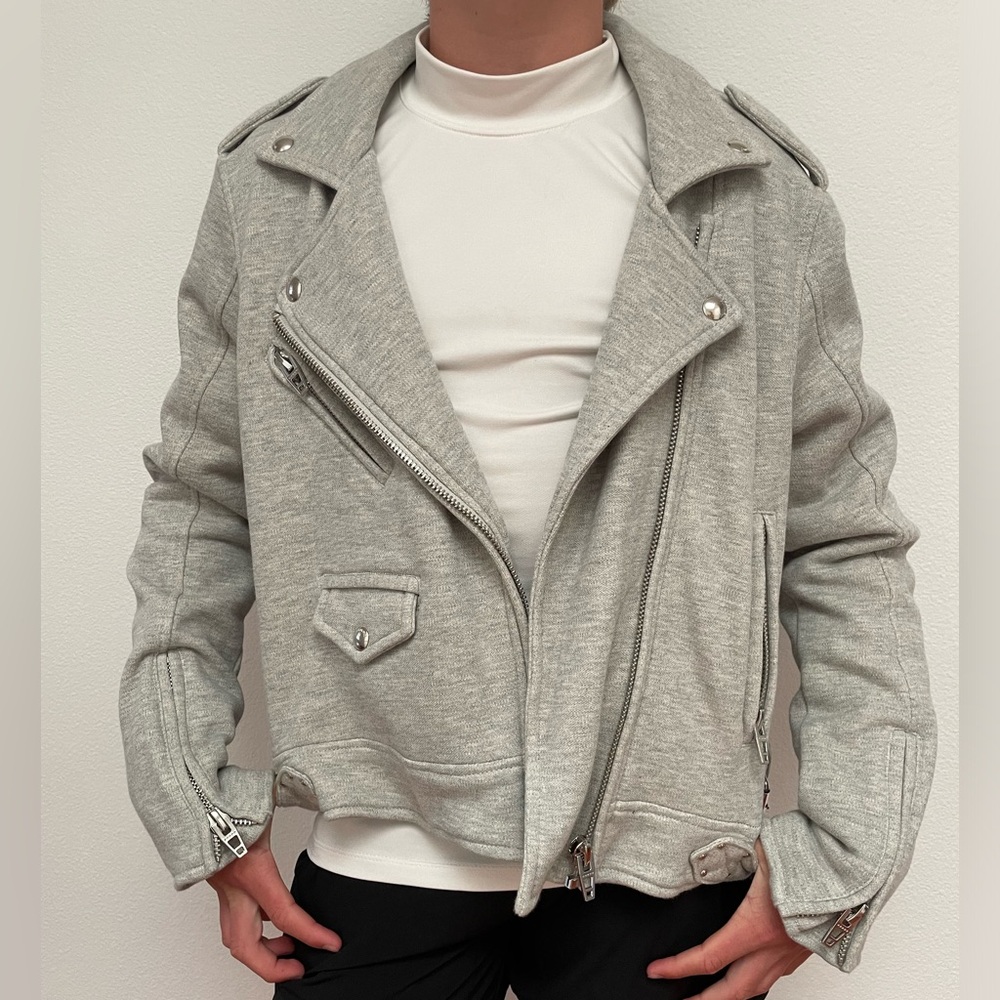 Winter style gray jacket